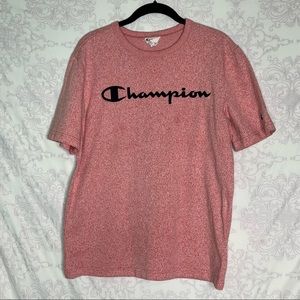CHAMPION Heritage T Shirt in Scarlet Heather Size Medium